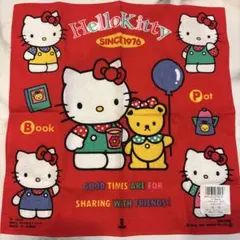 【希少】ハローキティ ハンカチ 1992年 日本製