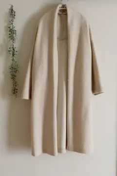 サマンサモスモス　ウール混ボアコート