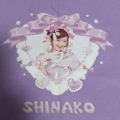 SHINAKO プリントTシャツ パープル