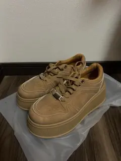 ALAN VINCENT プラットフォームシューズ　ブラウン