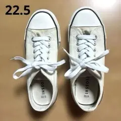 CLOSSHI クロッシー　しまむらキャンバス　スニーカー　シューズ　22.5㎝