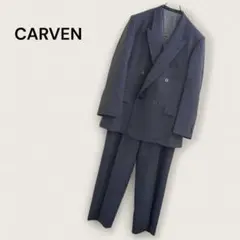 CARVEN セットアップ スーツ サイドベンツ 前開き メンズ 　毛　絹のサムネイル