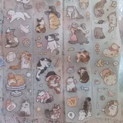 No.0390【ナンバーねこさん大量❤】フレークシール(114枚) - メルカリ
