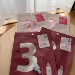 美容液配合 シートマスク 4枚入り　ナンバーズイン　2番　3番