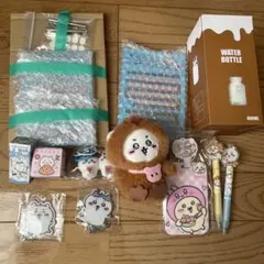 ちいかわ、ハチワレキャラクターグッズセット ぬいぐるみ・文房具　12点まとめ売り