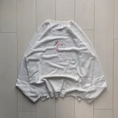 90s USA製 JERZEES ラグランスウェット トレーナー ホワイト 古着