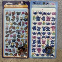 スティッチ・ズートピアシール2枚セット