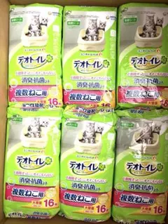 エコメルカリ便発送限定 デオトイレ 消臭抗菌シート 20枚×6袋計120枚
