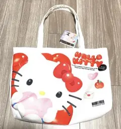 新品【ハローキティ】サンリオキャラクターズプラチナムザッカトートバッグのサムネイル