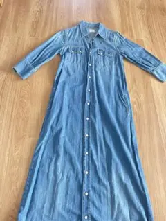 Lee デニムシャツワンピース 長袖