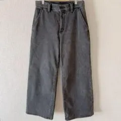 GU ジーユー ウォームワイドジーンズ