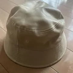 バケットハット クリーム色 ヒョウ柄　リバーシブル