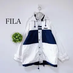 【美品】FILA 【M】中綿ジャケット フード取り外し　アウター　オーバーサイズ
