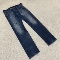 DIESEL ディーゼル　デニムパンツ　ダメージデニム　ネイビー　サイズ31