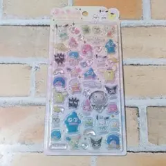 うるちゅるシール　サンリオ　キティ　ハンギョドン　クロミ　マイメロ　シナモン