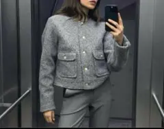 ZARA ブークレジャケット