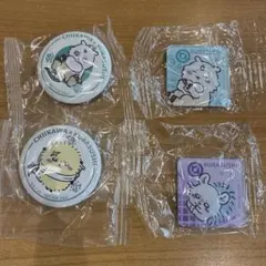 ちいかわ くら寿司 あのこ　缶バッジ マグネット　2種セット