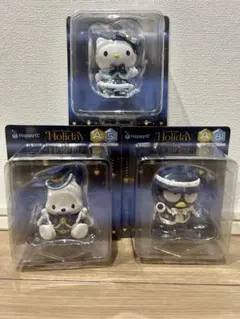 サンリオハッピーくじ　A賞 キティ・ポチャッコ・バツ丸　セット売り