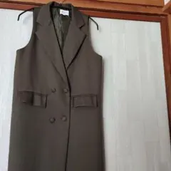 emi+ グリーン ダブルボタン ベスト M