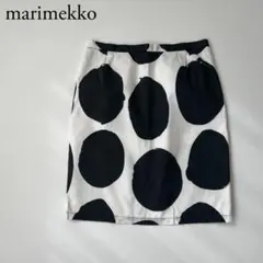 marimekko マリメッコ　タイトスカート　ミカピーライネン　総柄　36のサムネイル