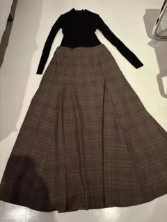 【引越しSALE中】FRAY I.D ニットドッキングワンピース