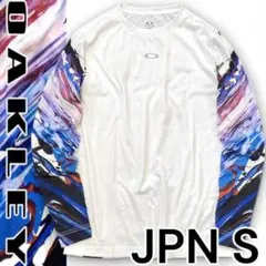 オークリー オリンピック限定モデル 長袖 Tシャツ カットソー 白 S