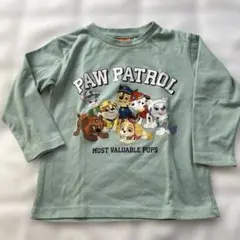 パウパトロール　長袖カットソー　110 バックプリント　パウパト