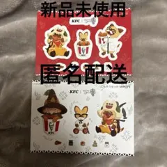 ケンタッキー×モンハン コラボシール ホワイト／レッド　セット