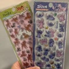 m*a様 プチドロップステッカー　バンビ　スティッチ　新品未使用