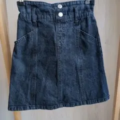 GLOBAL WORK ダークデニムスカート 140cm