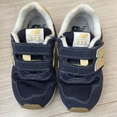 New Balance 313 ネイビー/ベージュ ベルクロ17.0cm