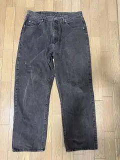 Wrangler ダークグレー デニムパンツ