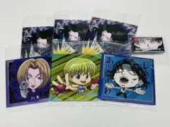 ハンターハンター ウエハース　シール　幻影旅団　６枚セット＆ピンバッジ