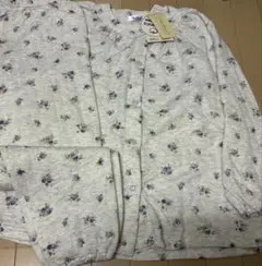 新品　パジャマ　低身長　ぽっちゃり　L花柄　入院　介護　プレゼント