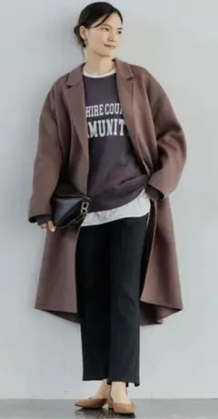 最終お値下げ♡グリーンレーベルリラクシング♡オーバーサイズチェスターコート♡