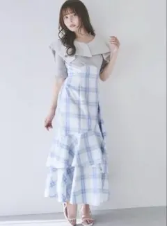 ロゼミューズ tack mermaid dress グレー - メルカリ