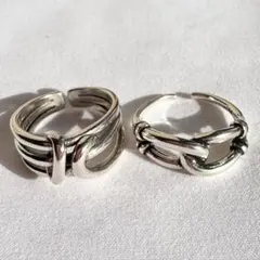 シルバー925 ヴィンテージリングユニセックスメキシカンジュエリー指輪 B2B4