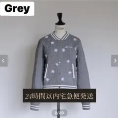 Gypsohila ケーブルフラワーブルゾン ネイビー お花 ジプソフィア GPG-609 Cable Flower Blouson | gypsohila