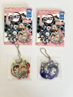 鬼滅の刃 ぴた！でふぉめ アクリルキーホルダー 2個セット