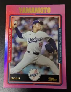 topps archives 山本由伸 ピンクフォイル