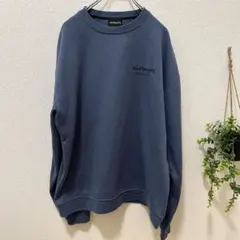 Mark Gonzales バックプリント スウェット M ネイビー
