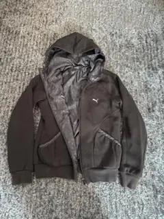 PUMA フード付きジャンパー Sサイズ ブラック