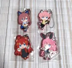 五等分の花嫁　中野一花　中野二乃　中野三玖　中野五月　ラバーストラップ