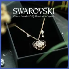 ★週末セール★ SWAROVSKI ピンクゴールドブレスレット 美品のサムネイル