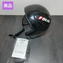 美品　FOLIO スキー・スノーボード ヘルメット 子供用 黒