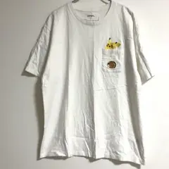 グラニフ　ピカチュウ×イーブイ　刺繍　Tシャツ
