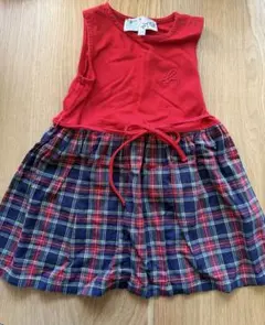 【美品】アニエス ワンピース 赤のサムネイル