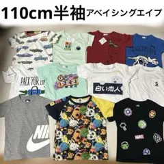 大量 110cm ア ベイシングエイプ まとめ売り 男の子 半袖Tシャツ 11枚