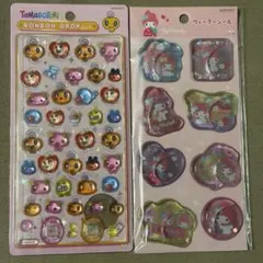 正規品めめっちボンボンドロップシールとマイメロディウォーターシールの2点セット