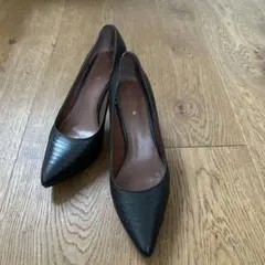 COLE HAAN パンプス ブラック スネーク型押しのサムネイル